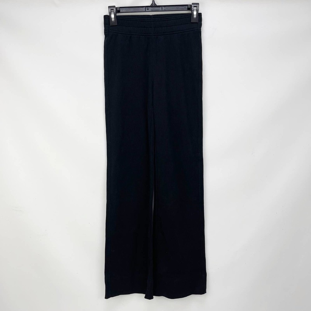 Everlane Black Boot-Cut Knit Pants